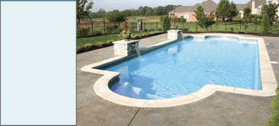 Viking Blue Fiberglass Pool Get Coat