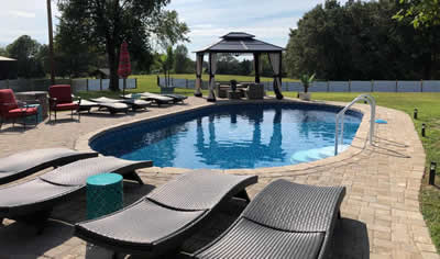 Custom Semi-Inground Pools - Mt Juliet, TN