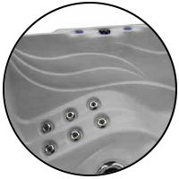 Leg and Thigh Spa Jets