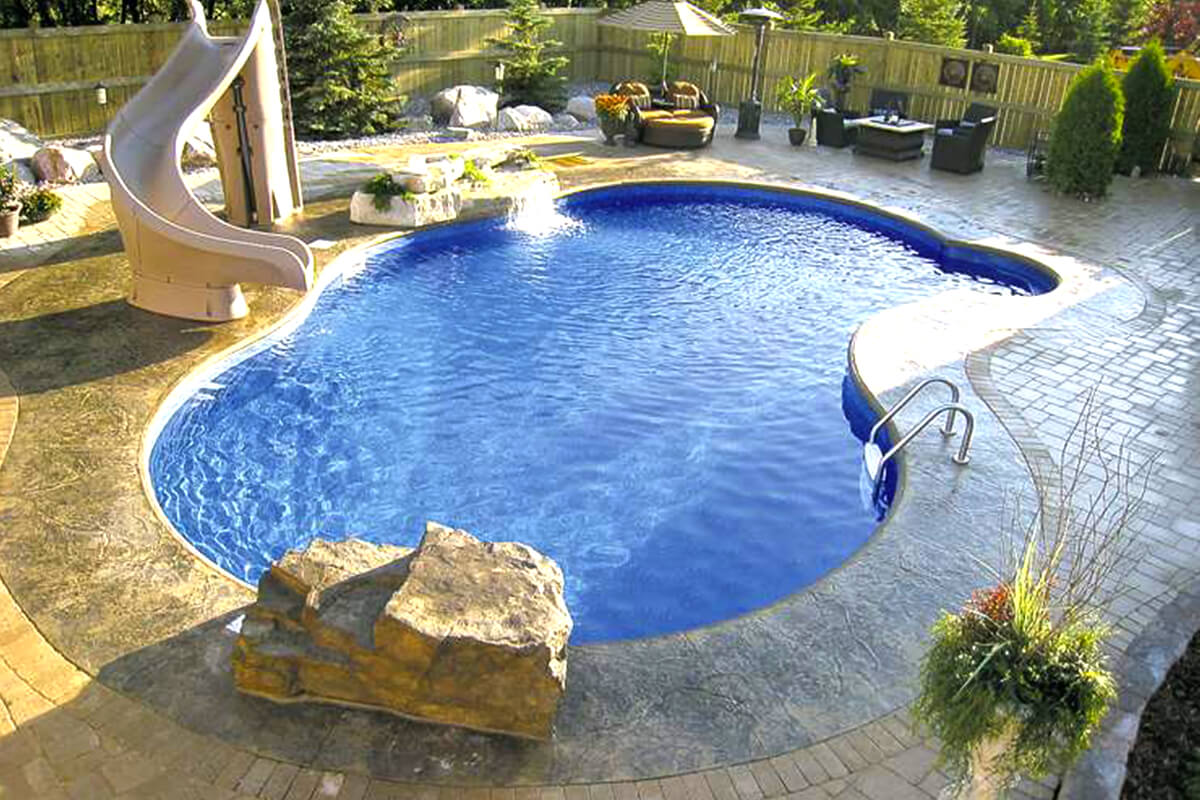 Nashville pool-steel wall liner