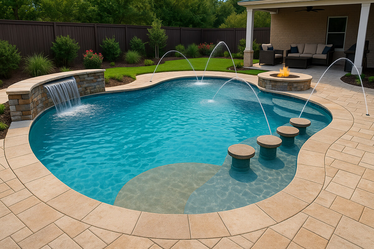 Nashville custom pool design