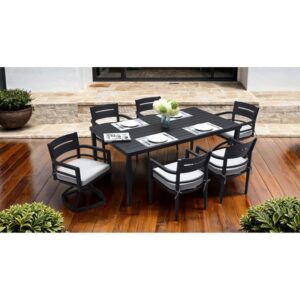 Bellmore 7pc Black Dining Set