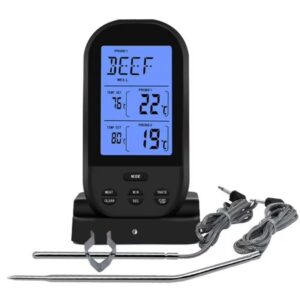 Big Blue Egg Remote Thermometer with Dual Probe
